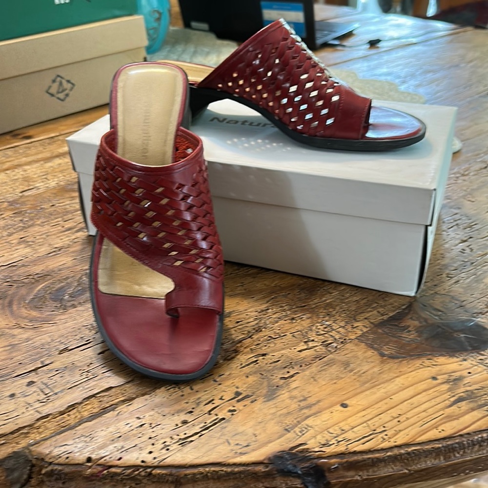 Red Naturalizer sandals